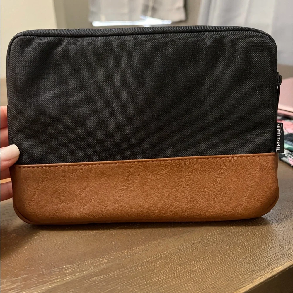 Herschel Supply Company Black and Tan Laptop Bag